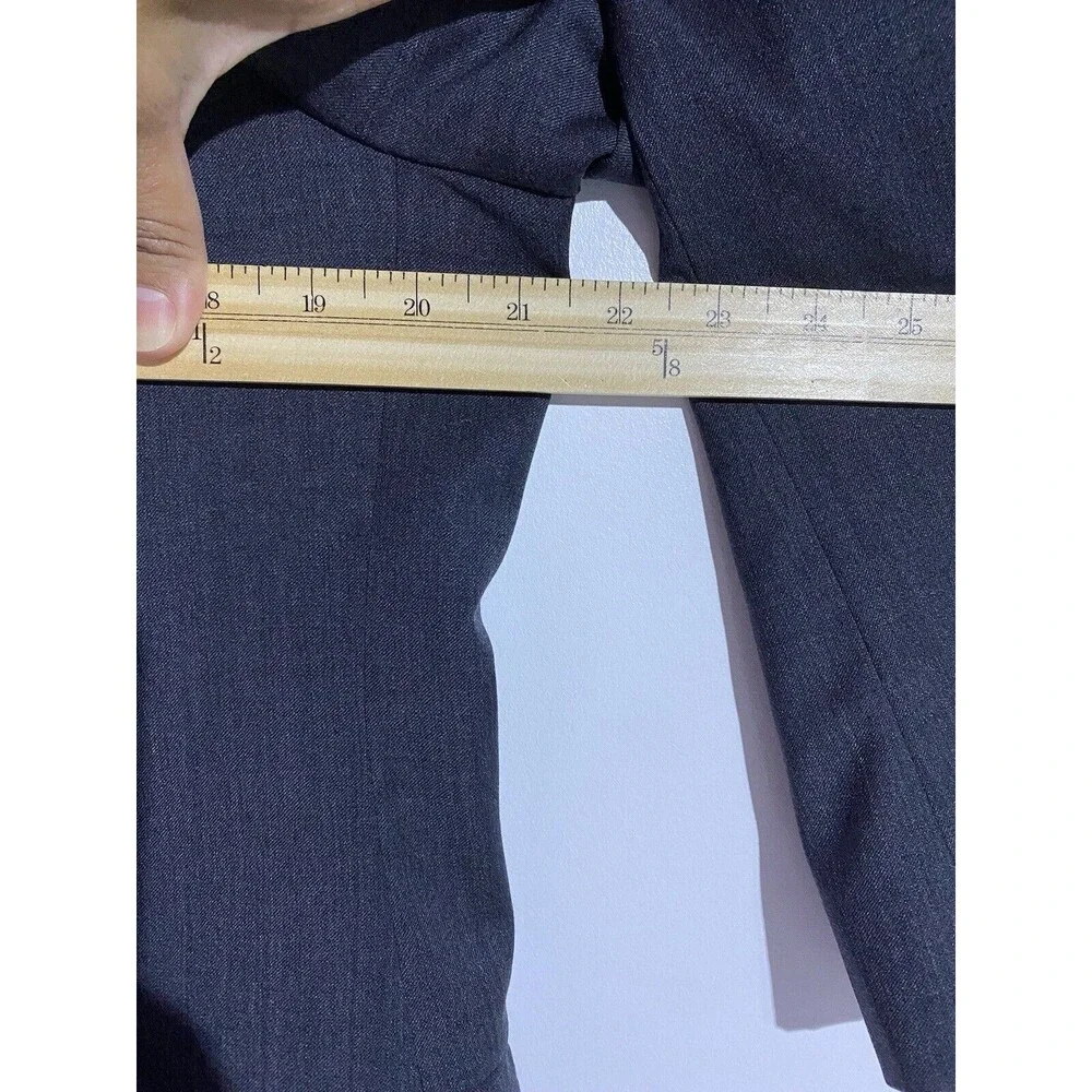 Lauren Ralph Lauren Blazer Mens 40L Gray Slim Black Label Wool Sport Coat Jacket